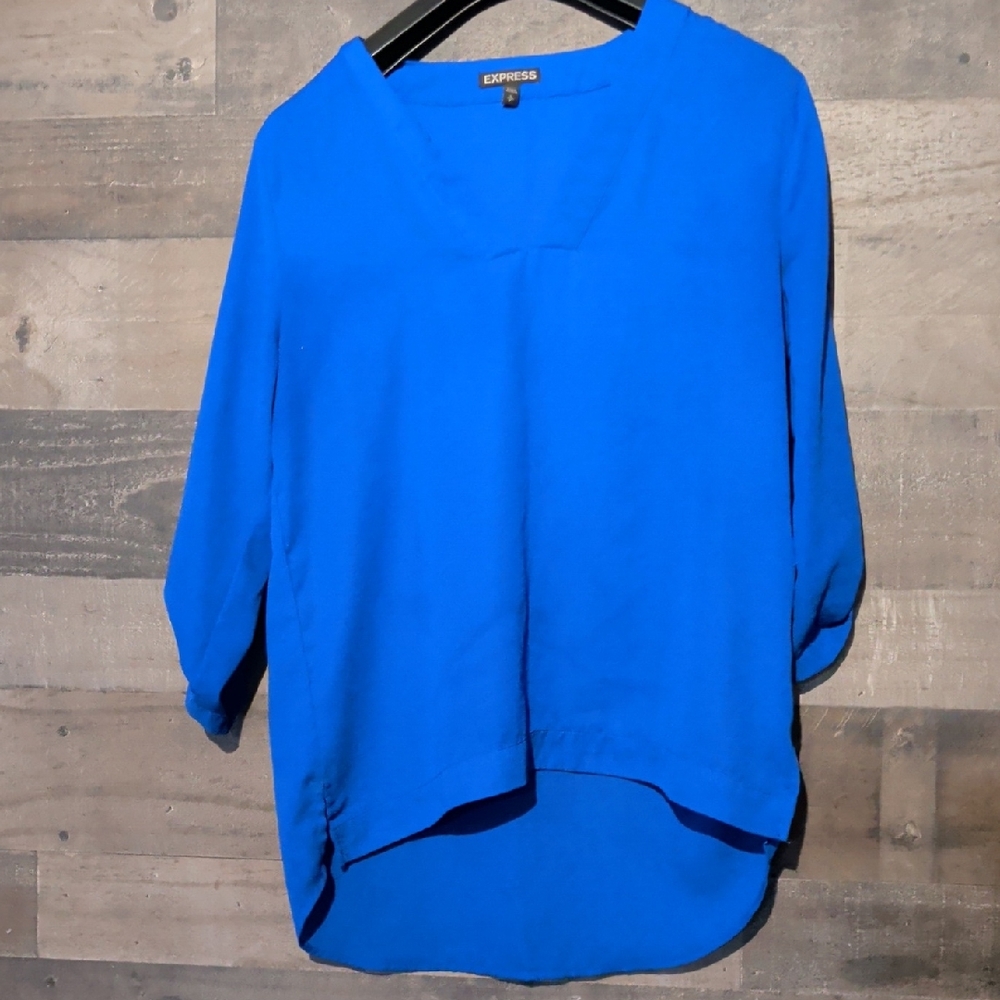 Express Women's Vibrant Blue Blouse
